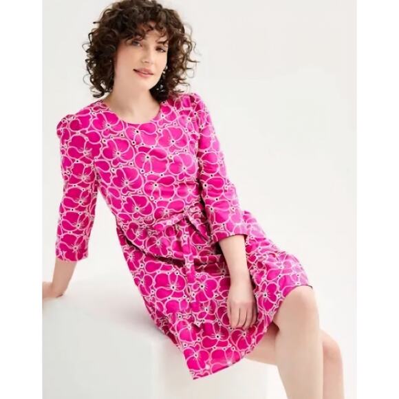 Draper James RSVP Embroidered Cotton Dress - Picture 7 of 7